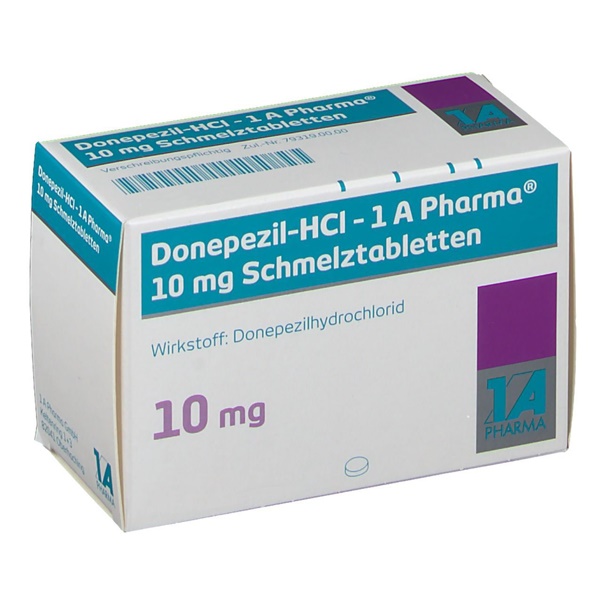 Donepezil HCL 1 A Pharma 10 mg Schmelztabletten